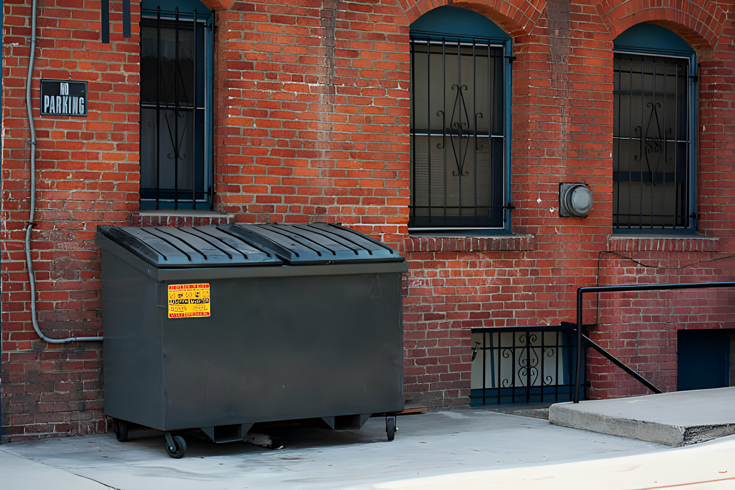 dumpster-in-an-alley-